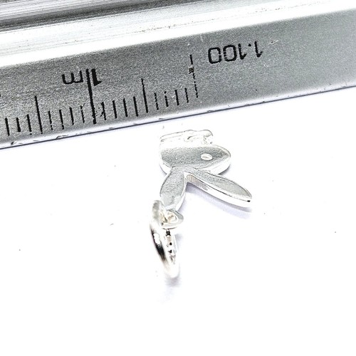 Sterling Silber Mode Anhänger winzig Playboy Play Boy Bunny 925 Schmuck Charm - Bild 7 von 12
