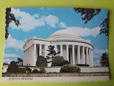 1 AK Postkarte Washington, Jefferson Memorial...