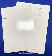 Original a/d/s Owner's Manual & Schematic / CC4