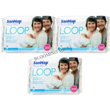SanNap Loop Maternity Sanitary Napkin with Belt 10s X 3 Pads Heavy Flow Hospital