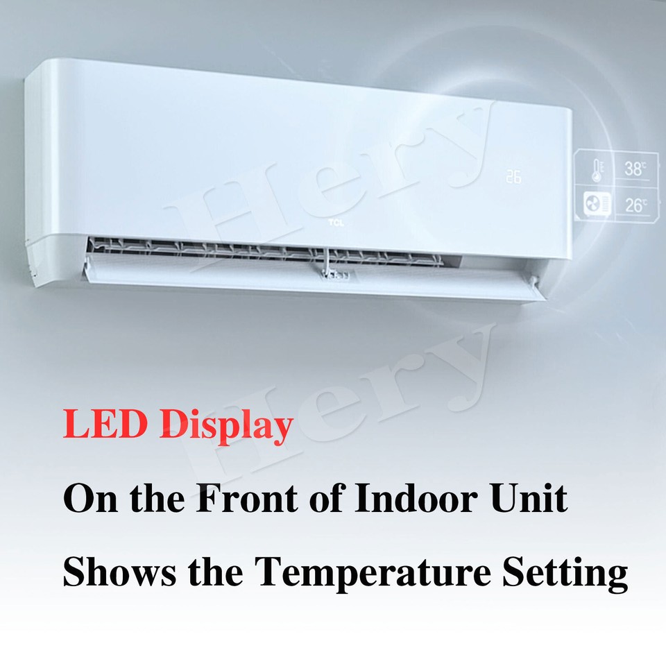 24000 BTU Mini Split Air Conditioner Ductless 20 SEER2 Heat Pump 220V 2