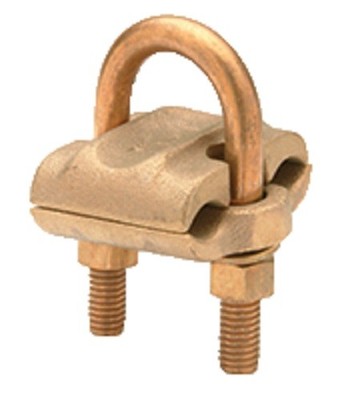 Penn Union GT-5 Bronze Ground Clamp Connector 4 Sol. - 2/0 Str. 5/8'' or 3/4''