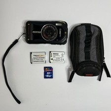 Pentax Optio W90 All Terrain Camera, Underwater 12.1 MP Black, 16GB SD, Tested