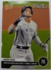 Aaron Judge 2020 MLB TOPPS NOW Card 331 postseason jumps on bieber in 1st inning