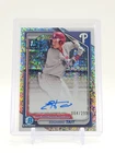 EDUARDO TAIT 2024 BOWMAN CHROME PROSPECT AUTOGRAPHS SPECKLE 1ST AUTO /299 Q1934