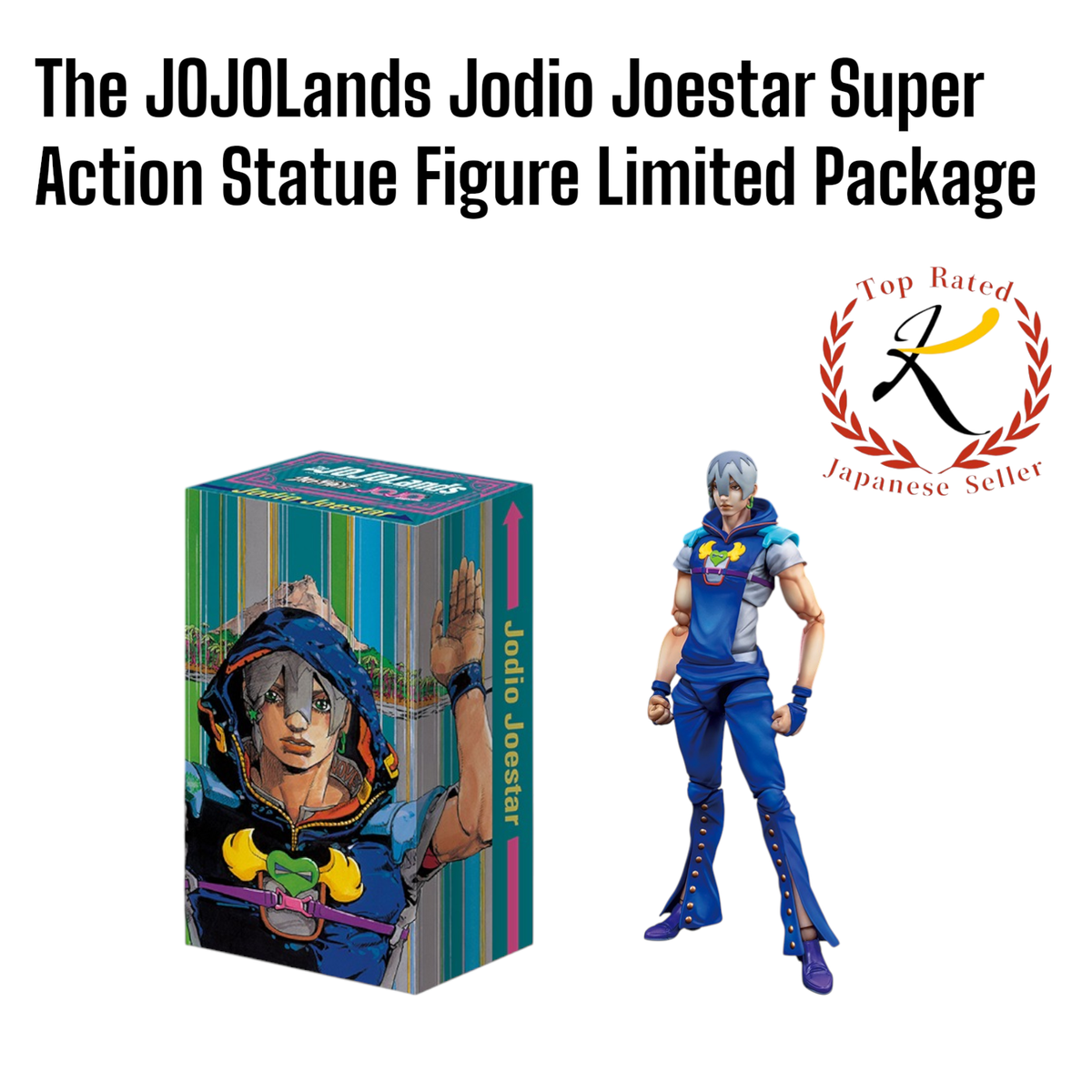 US/DDP】 The JOJOLands Jodio Joestar Super Action Statue Figure