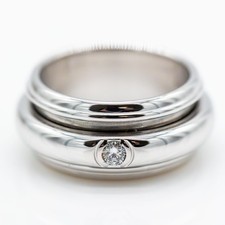 Piaget Ring 750/18K Weißgold Diamant 0,13ct G/VS2 Gr. 56 Full Set