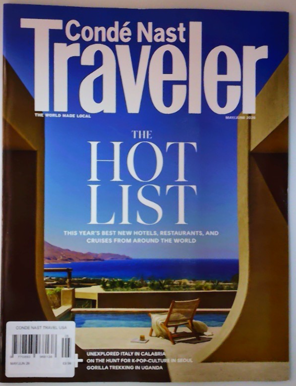 Conde Nast Traveler USA magazine May/June 2026 The Hot List: Best new hotels
