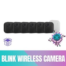 Blink Outdoor 4 XR Model, Two-year Battery Wireless Camera, 6 Cameras Open Box