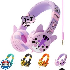 Kidrox Wired Toddler Headphones for 1-7 Years Old   85dB Volume Limited Baby