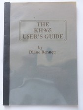 THE KH965 BEDIENUNGSANLEITUNG von Diane Bennett - Maschinenstrickanleitung