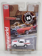 Auto World Cars-N-Coffee 1957 Studebaker Golden Hawk Electric Slot Car Version B