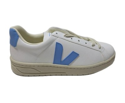 Veja Urca white/aqua leather sneakers