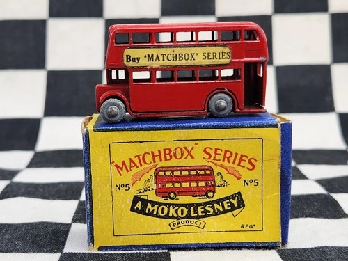 Matchbox Lesney Moko No5 London Bus In Original Box FREE POST AUSTRALIA WIDE