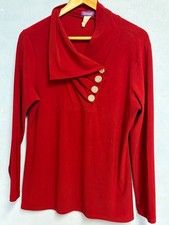 SHESTAINE Damen Tunika Langarmshirt großer K...