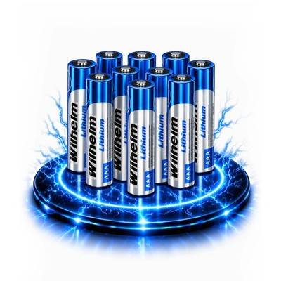 10 Wilhelm LITHIUM AAA / Mikro Lithium Batterien im Shrink LR03, FR03, L92