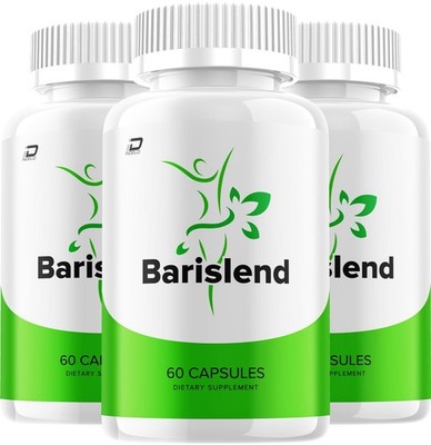 (3 Pack) Barislend Capsules   Bari-Slend Pills Natural Blend Advanced Formula
