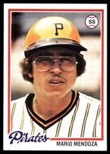 Mario Mendoza 1978 Topps #383 Pirates MLB READ FREE SHIPPING AutographDen