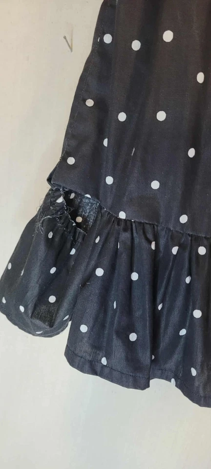 Vestido de Navidad Daisy Kingdom vintage, talla aproximada 7, hecho a mano Foto 4 de 4