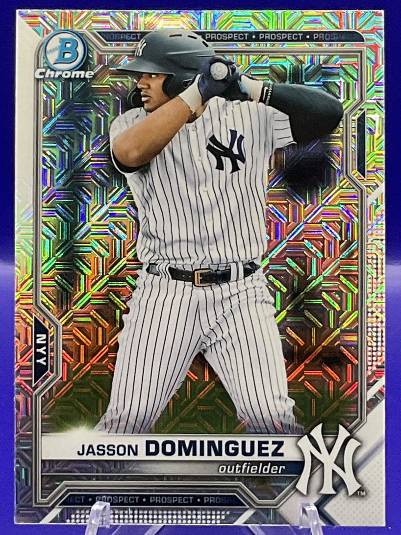 2021 Bowman Chrome - Prospects Jasson Dominguez #BCP-213 Mojo Refractor (RC)