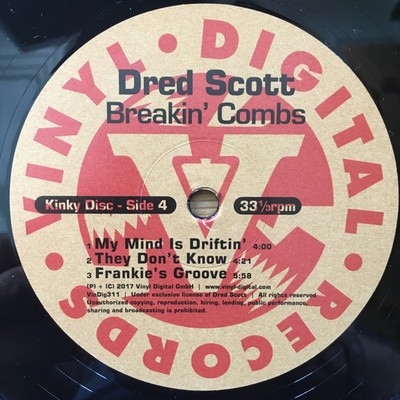 洋楽 Dred Scott Breakin' Combs 2LP Hiphop R&B Dred Scott - Breakin' Combs (2xVINYL) - HIP HOP *SEALED