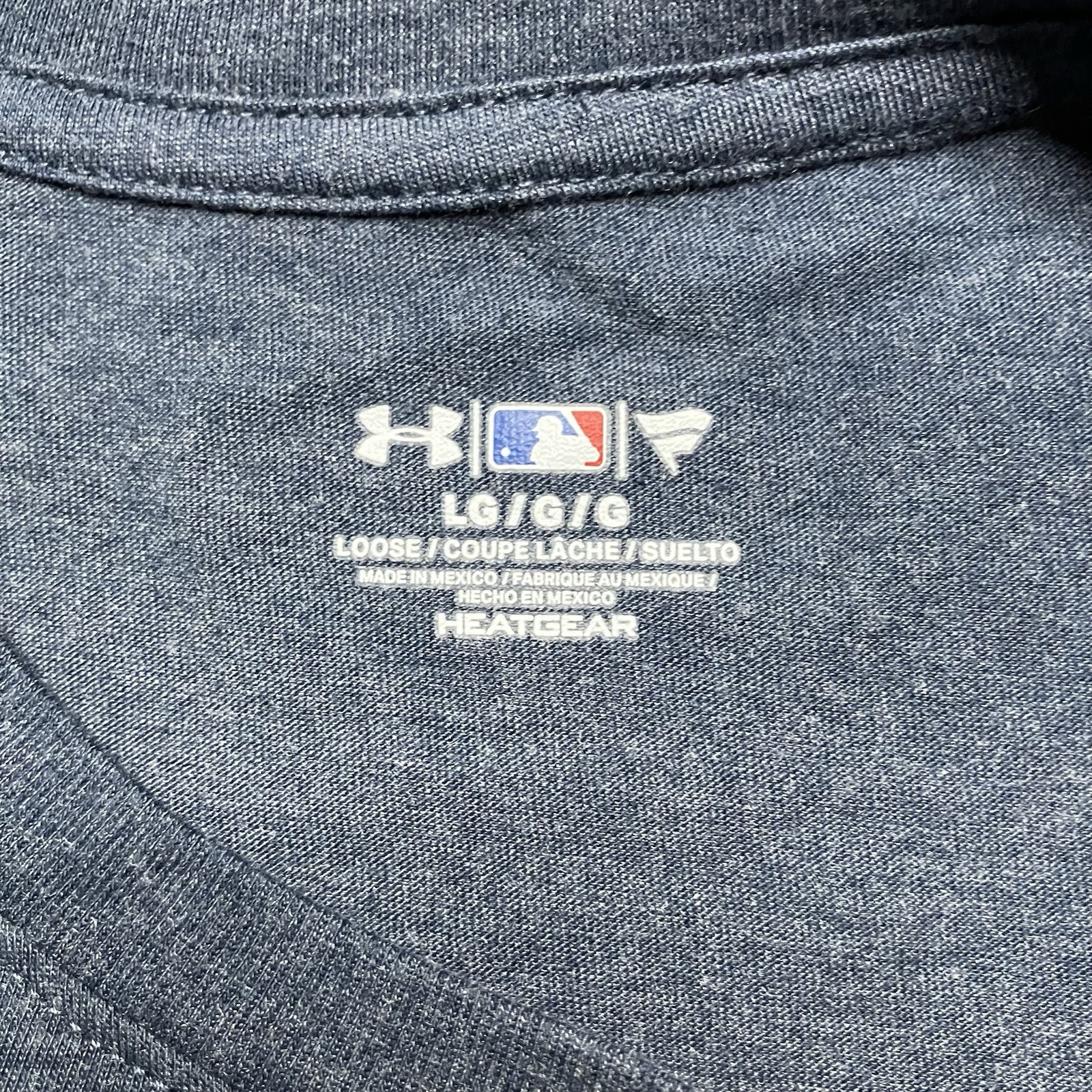 Under Armour Boston Red Sox Graphic T Shirt Mens Size Large Navy Blue MLB thumbnail 5