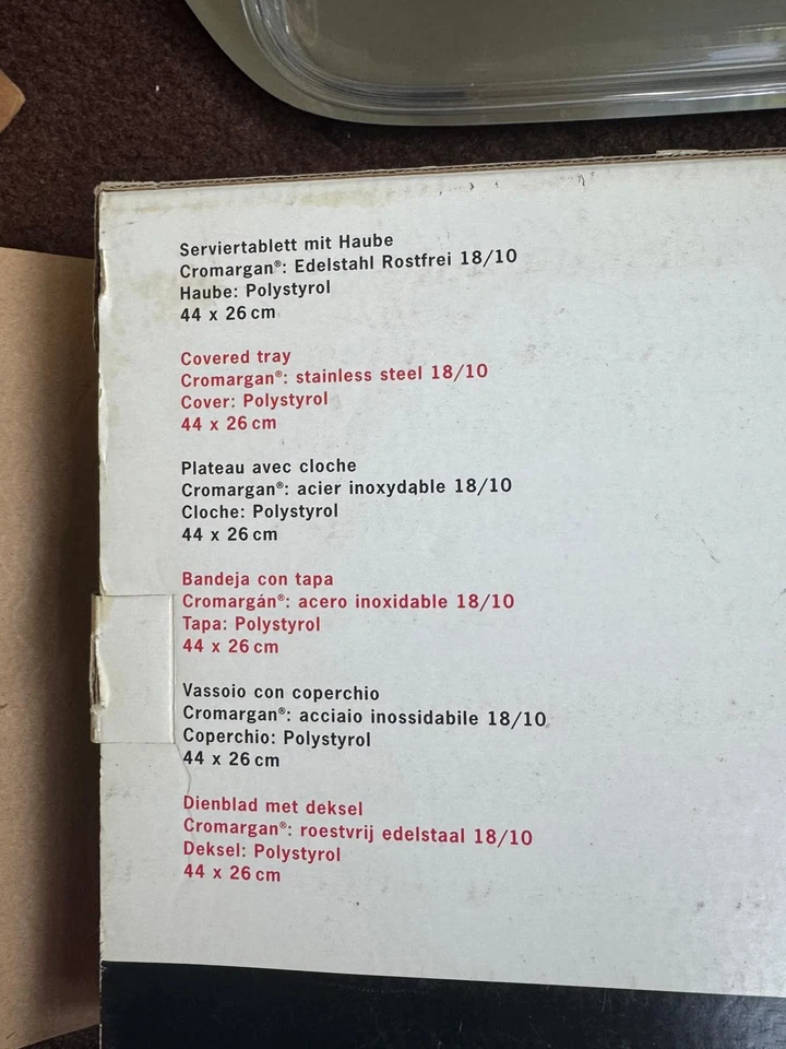 Serviertablett mit  Haube von  WMF - Bild 2 von 2