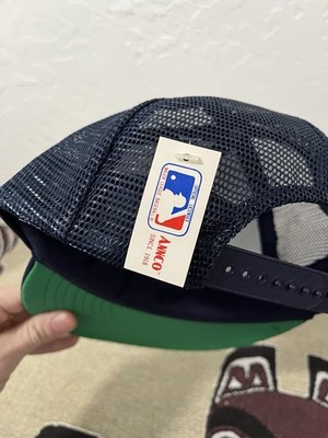 Vintage New York Yankees ANNCO Snapback hat Mesh NWT 80s MLB RARE