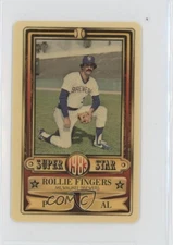 1983 Perma-Graphics/Topps Credit Cards Rollie Fingers #150-SSA8323 HOF