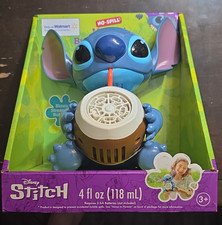 Disney Stitch No-Spill Musical Bubble Machine, 4 fl oz 118 mL , Ages 3 