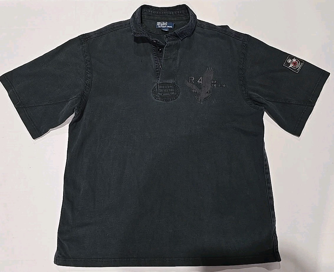 Polo uomo XLT Ralph Lauren R4 Arms Rec Eagle Rugby logo grafico pony golf camicia