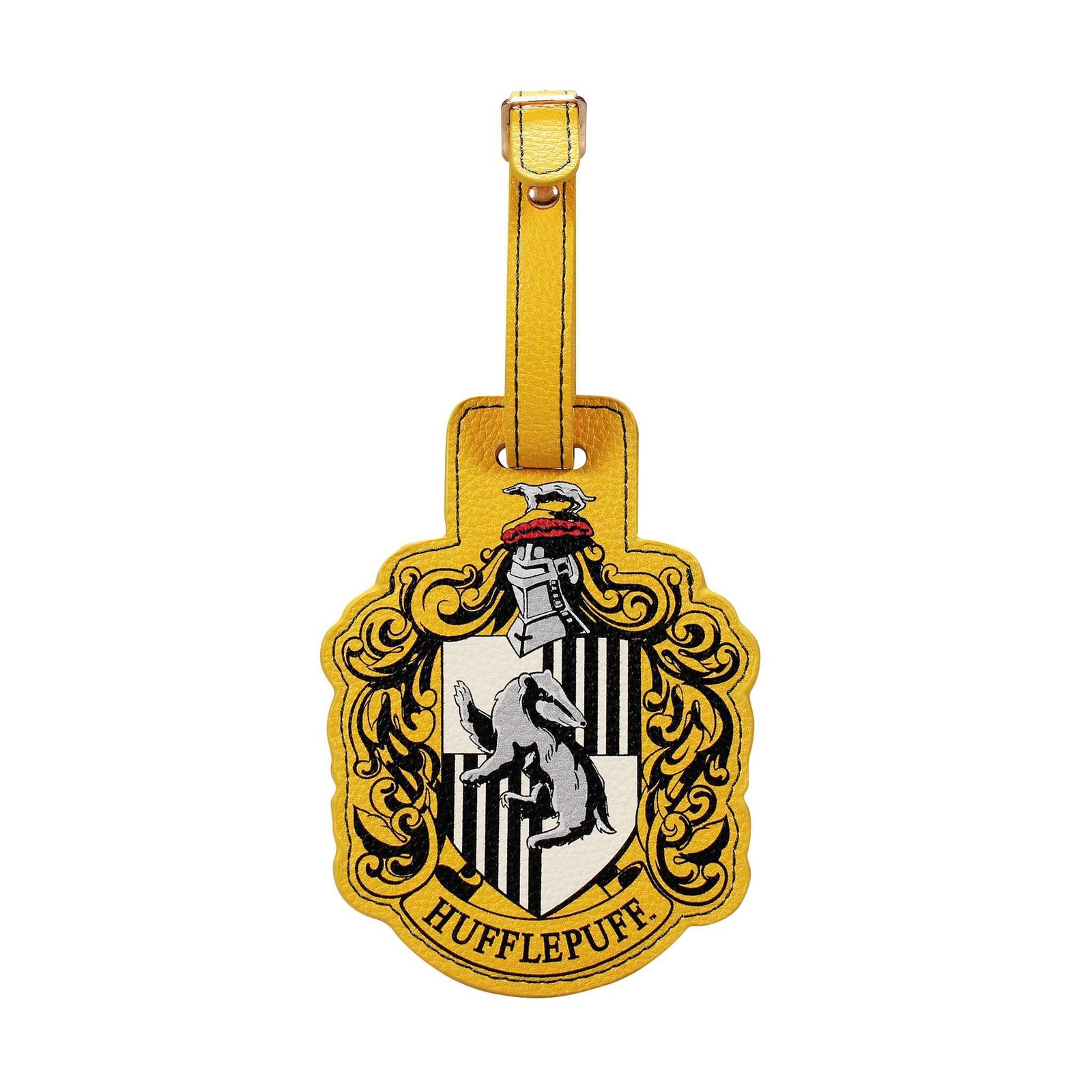 NEW Luggage Tag PU Shaped - Harry Potter (Huffleff)