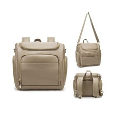 Leather Diaper Bag Backpack with Changing Pad - Multi-Function Larg... Fast Ship