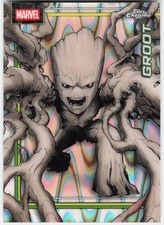 2026 Topps Chrome Marvel Comics #46 Groot RayWave Refractor
