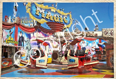 XXL Foto Karussell MAGIC Hohmann Huss - Kirmes Modellbau Schausteller