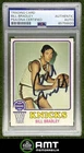 Senator Bill Bradley 1973 Topps Signed Authentic Auto PSA DNA Knicks Legend 9920