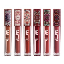 Lápiz labial líquido para mujeres textura suave 1 pieza antiadherente taza brillo labial larga duración