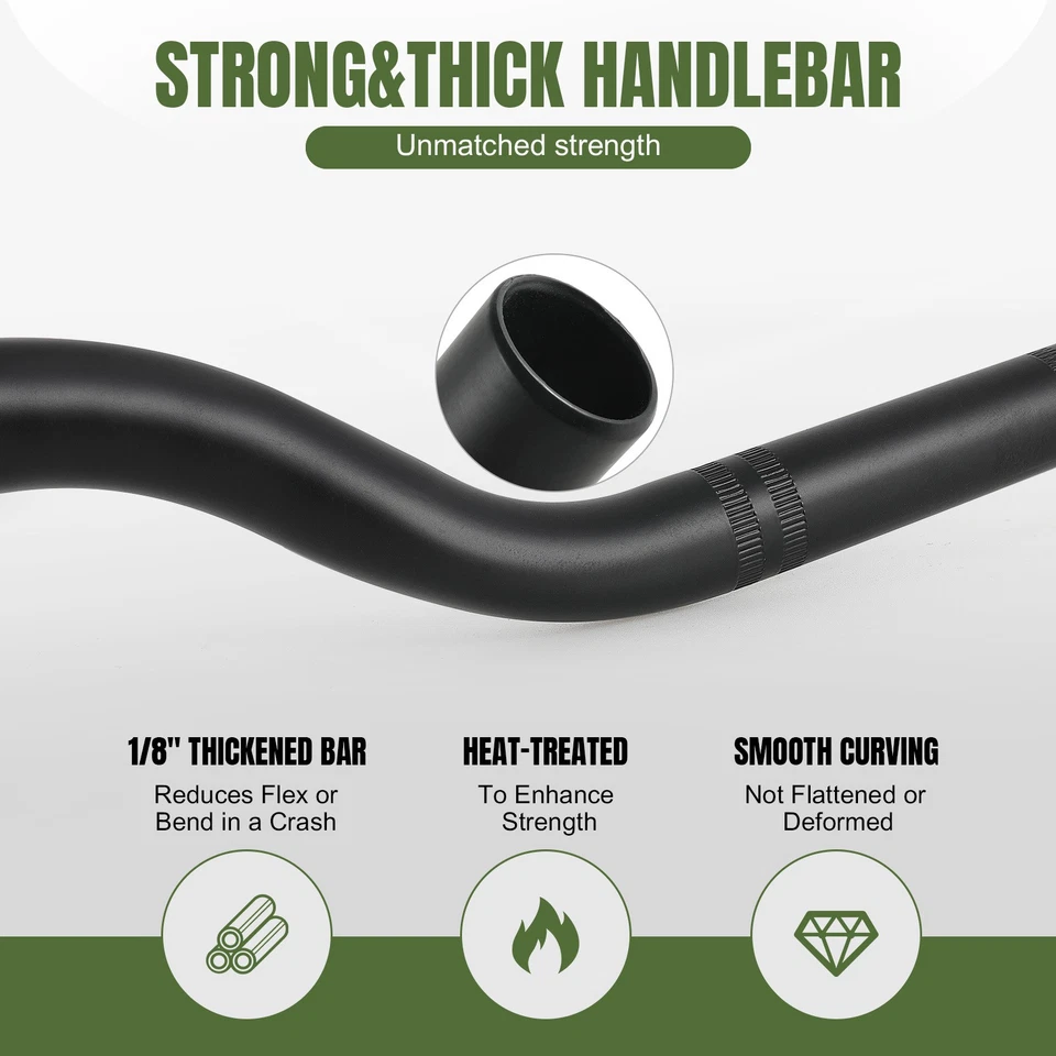 For Yamaha FZ07 FZ-07 MT-07 MT07 FZ6R Motorcycle 7/8" Handlebar Tracker Drag Bar - Image 4 of 4