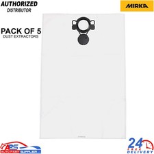 Mirka Dust Extractor 1230 Fleece Filter Bags 5 Pack for Workshop Use