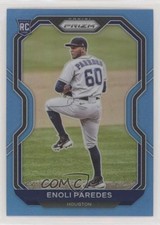 2021 Panini Prizm Tier III Carolina Blue Prizm Enoli Paredes #211 0l88