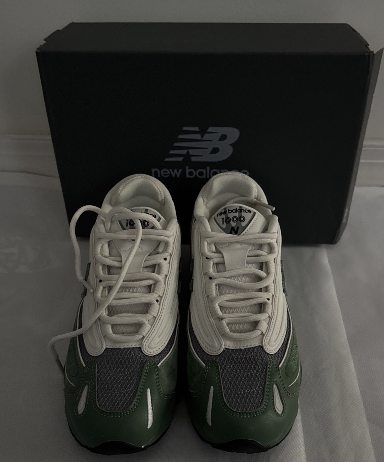 New Balance 1000 Green Grey Men's - M1000MA-Size-US 8  1/2-Brand New-US Seller