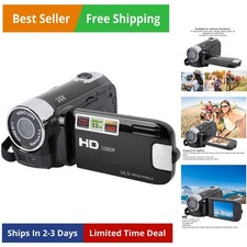 1080P HD Camera Camcorder, 16MP DV Camera 16x Digital Zoom Video Camera, 2.7i...