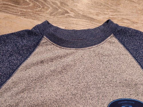 Oakley Mens Sweatshirt Raglan Style Pullover Gray & Blue Size Medium EUC - Picture 7 of 13