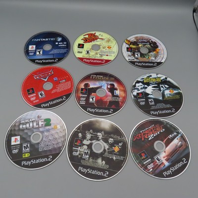 PlayStation 2 Game Lot Jak Daxter Ratchet Getaway Cars Star Wars Outlaw Golf PS2