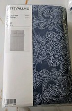 Set Lenzuola Matrimoniali Ikea Jattevallmo 200 X 200 Cm 405.005.38 Blu Raro Nuovo