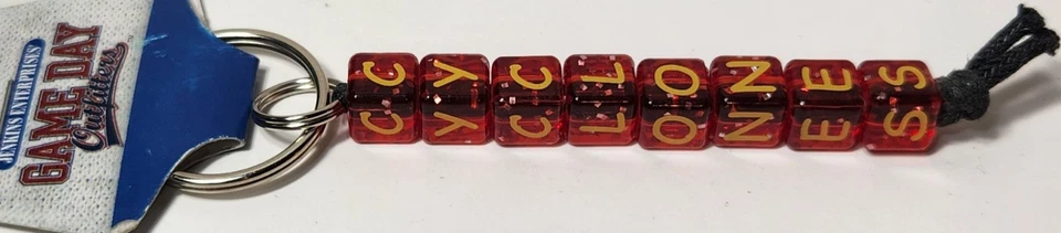 University Of Iowa State Cyclones Collectible Premium Keychain/Keyring (4 Sided) - Image 2 of 2