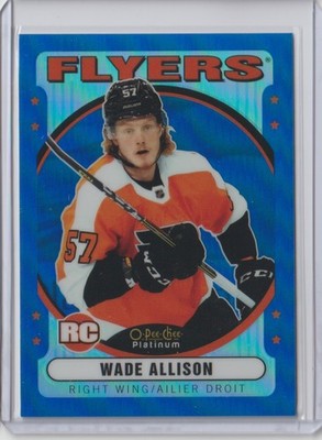 2021-22 OPC Platinum Marquee Rookie Retro Wade Allison Blue Rainbow #R92 RC /199