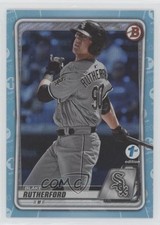 2020 Bowman Draft 1st Edition Sky Blue Foil Blake Rutherford #BD-172 09o4