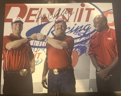 Will Ferrell John C. Reilly Michael Clarke Duncan Signed 8x10 Photo Talladega
