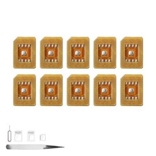 ESIM to NANO/MICRO-SIM Adapter Board with Card Holder Tools For 5x6mm Chip QFN